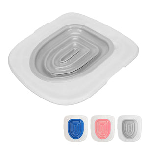 Graduated cat toilet training kit with removable trays