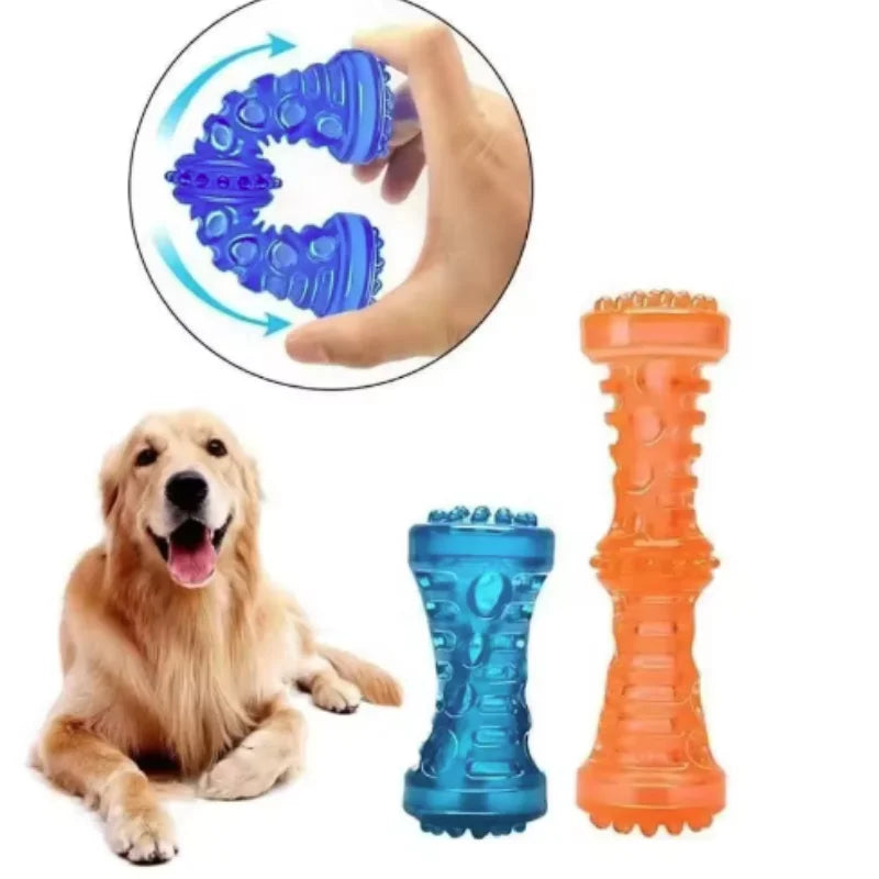 Leak-proof bite-resistant teething chew toy for dogs