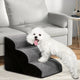 Foldable non-slip pet steps and ramp for dogs and cats