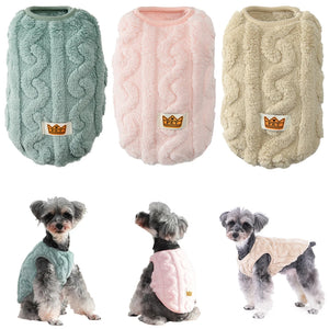 Soft fleece jumper for small dogs, cats, and puppies