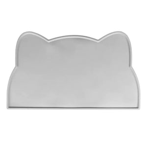Waterproof non-slip silicone feeding mat for dog and cat bowls