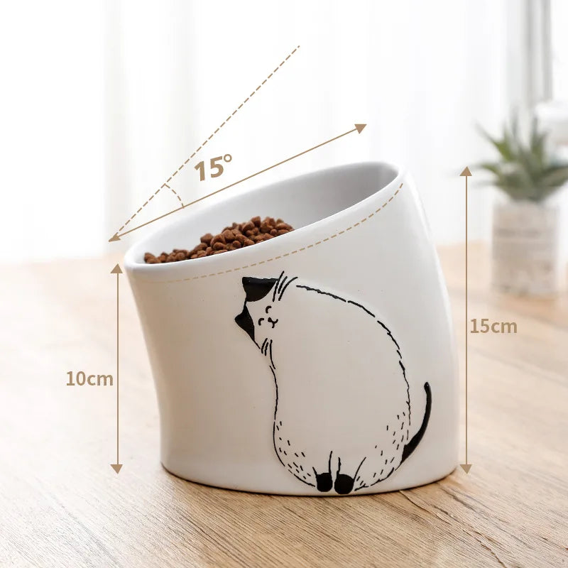 Cervical Pet Bowl for Cats & Dogs - GoPoofy