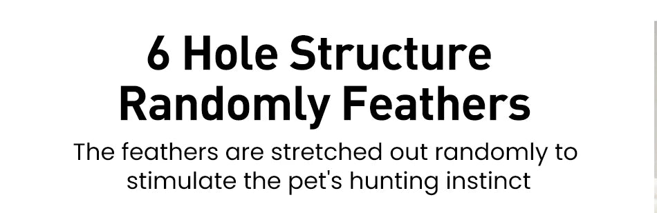 Automatic interactive cat toy with feathers and rotating ball, multiple play modes