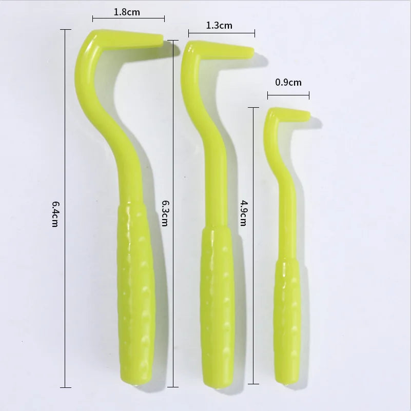 3-piece tick and flea remover hook tool set for dogs and cats