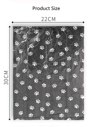 Biodegradable leak-proof waste bags for dog walks
