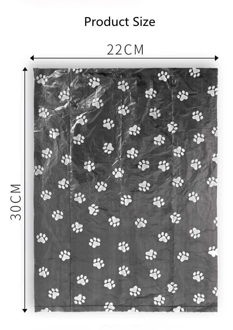 Biodegradable leak-proof waste bags for dog walks