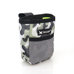 Portable training treat waist bag for dogs