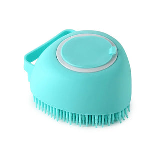 Silicone bath massage gloves for dogs and cats