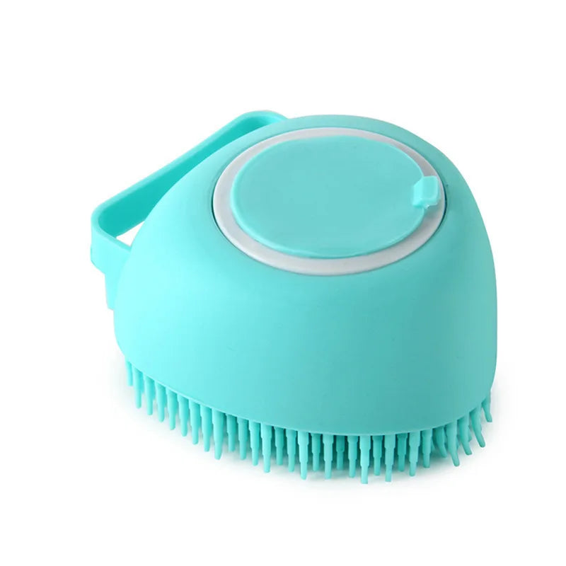 Silicone bath massage gloves for dogs and cats