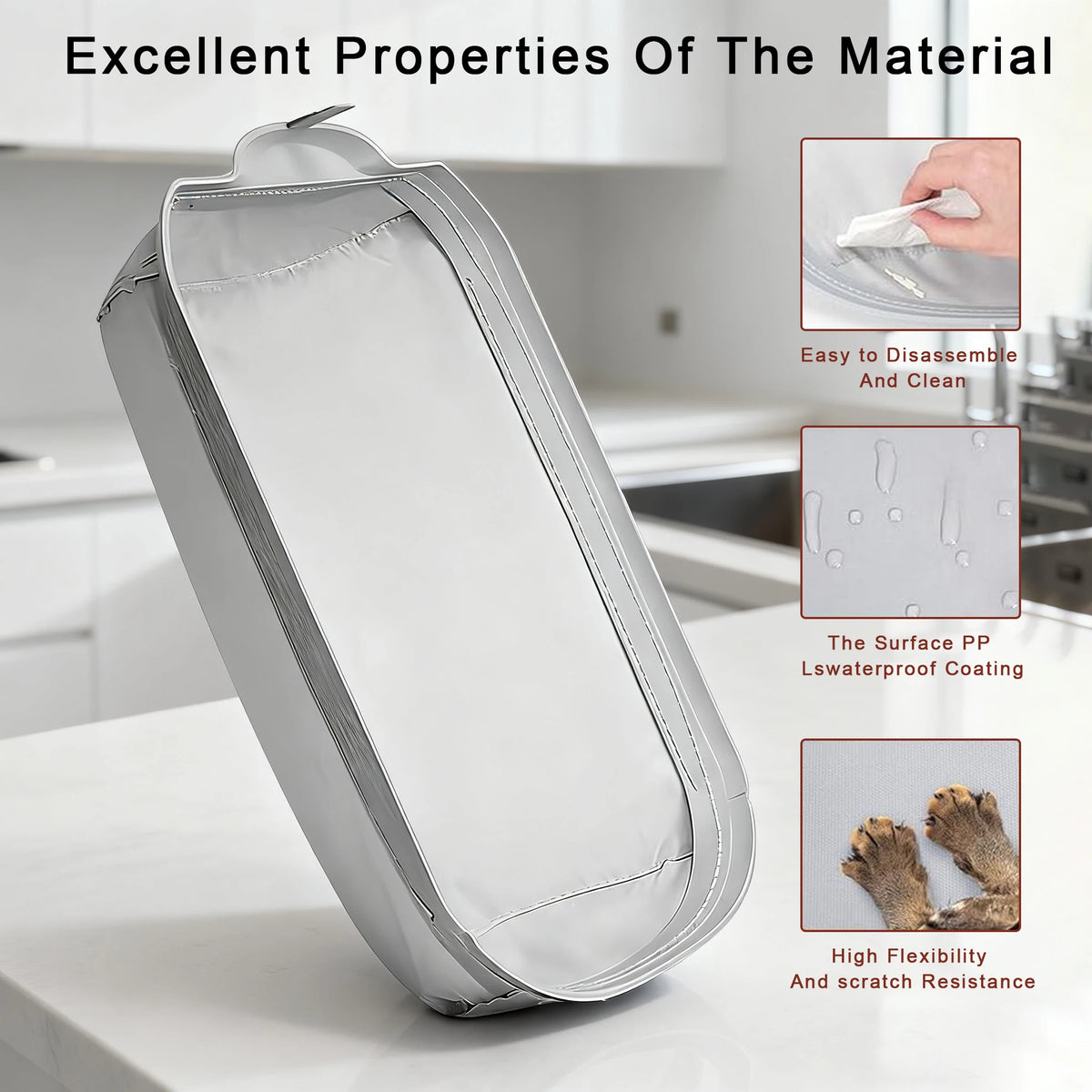 Removable washable liner mat for automatic cat litter boxes