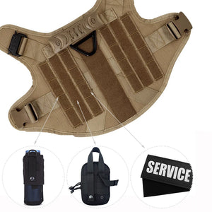 Adjustable training harness and leash set for medium to large dogs