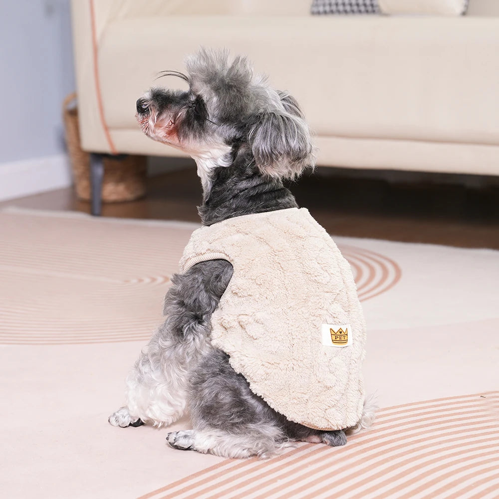 Soft fleece jumper for small dogs, cats, and puppies