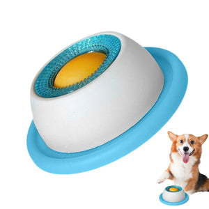 Anti-tip slow lick mat toy for dogs and cats