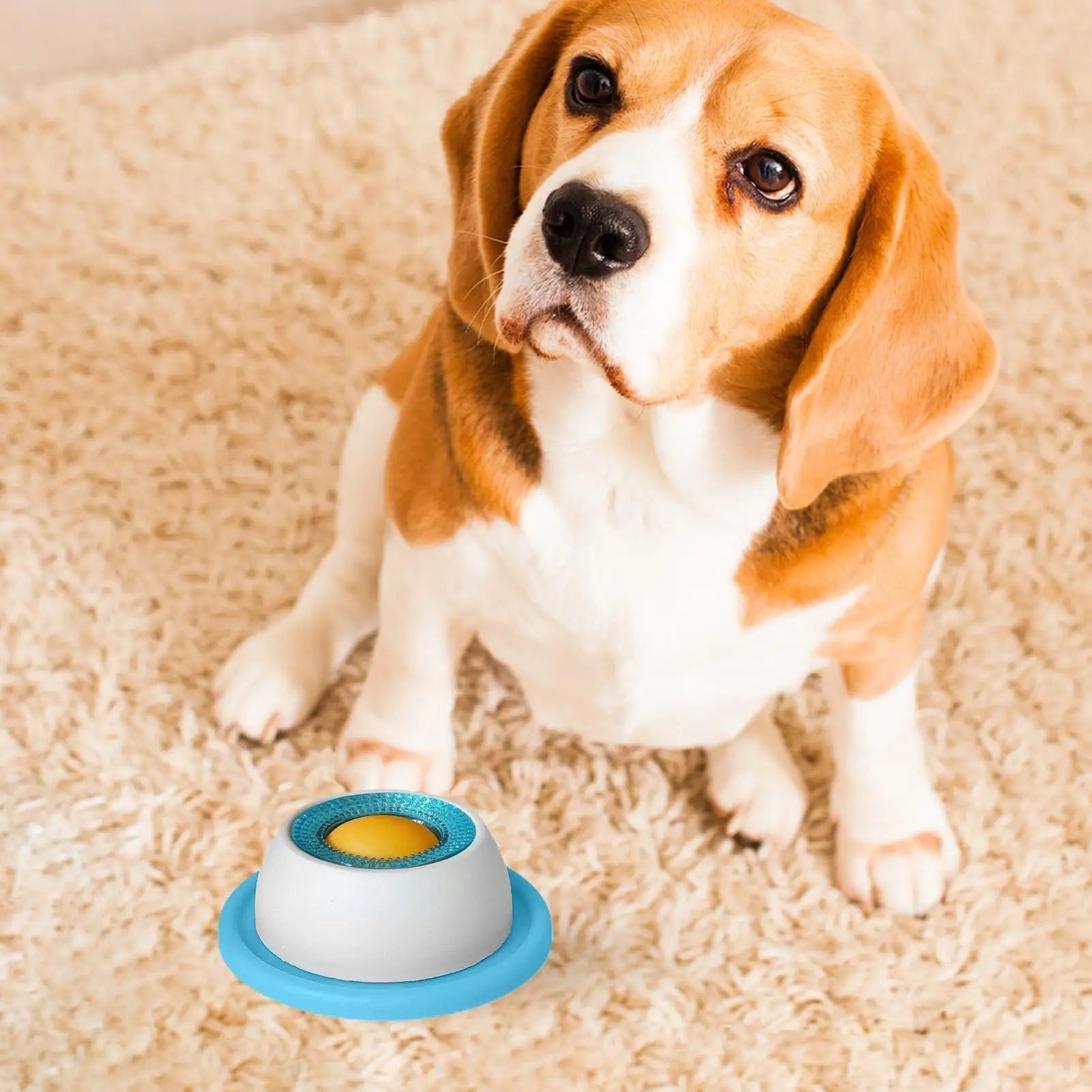 Anti-tip slow lick mat toy for dogs and cats
