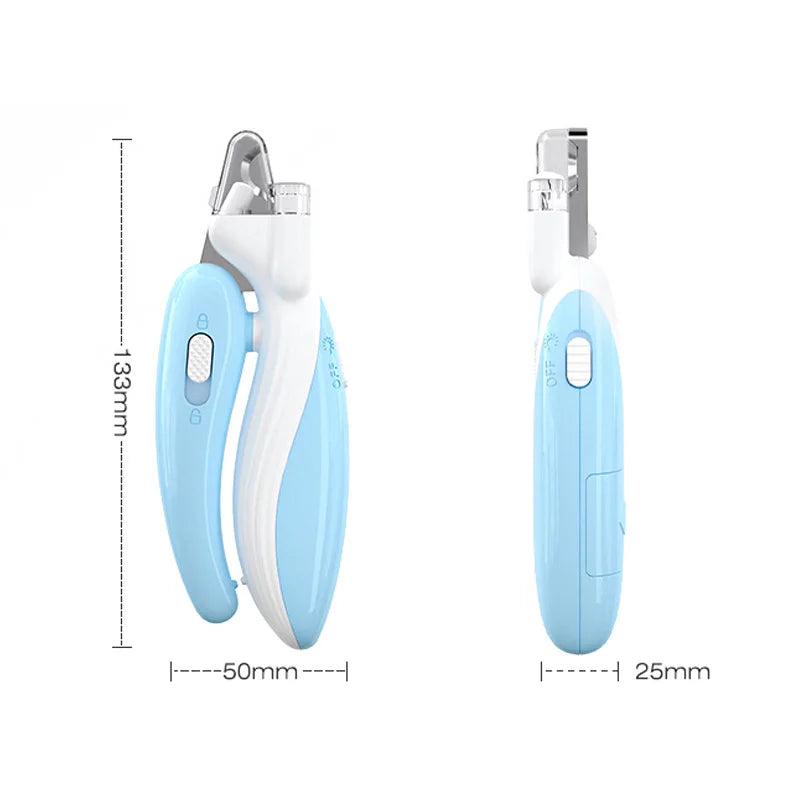 GlowTrim Pet Nail Clippers - GoPoofy