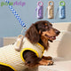 Twist-lock waste bag dispenser with leash attachment strap for dogs