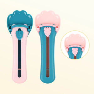 Button Push Pet Cat Feeding Scoop - GoPoofy