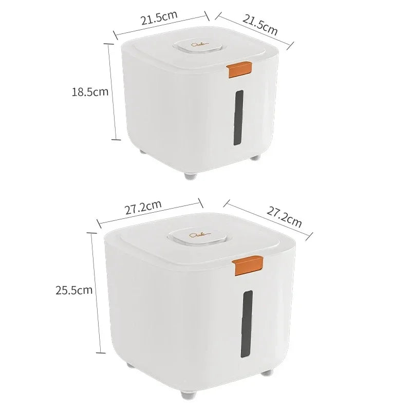 Sealed moisture-proof pet food storage barrel for dogs and cats