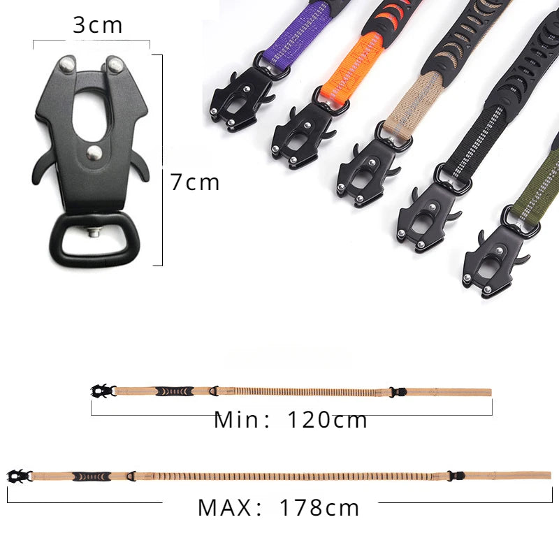 ShockGuard Tactical Dog Leash & Seatbelt - GoPoofy