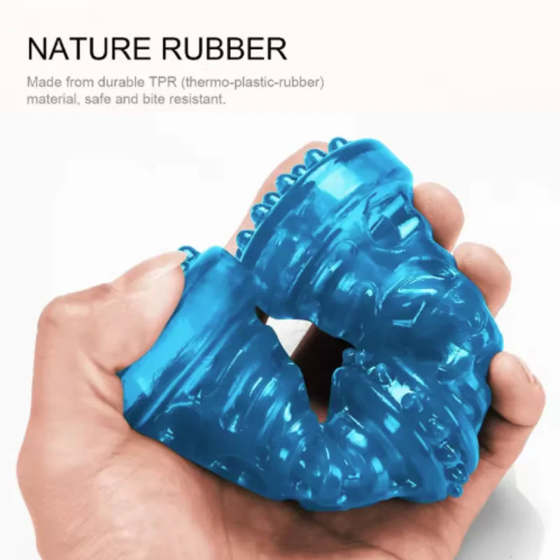 Leak-proof bite-resistant teething chew toy for dogs