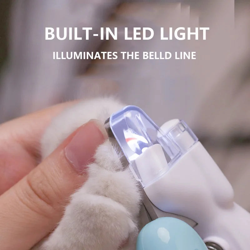 GlowTrim Pet Nail Clippers - GoPoofy