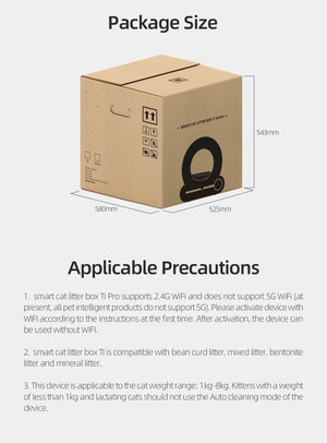 Self-cleaning automatic smart litter box for cats
