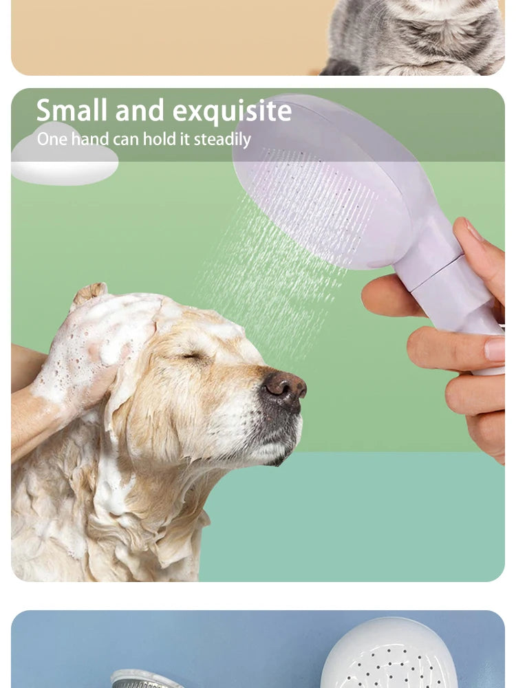 Multifunctional pet bathing shower sprayer for dogs and cats