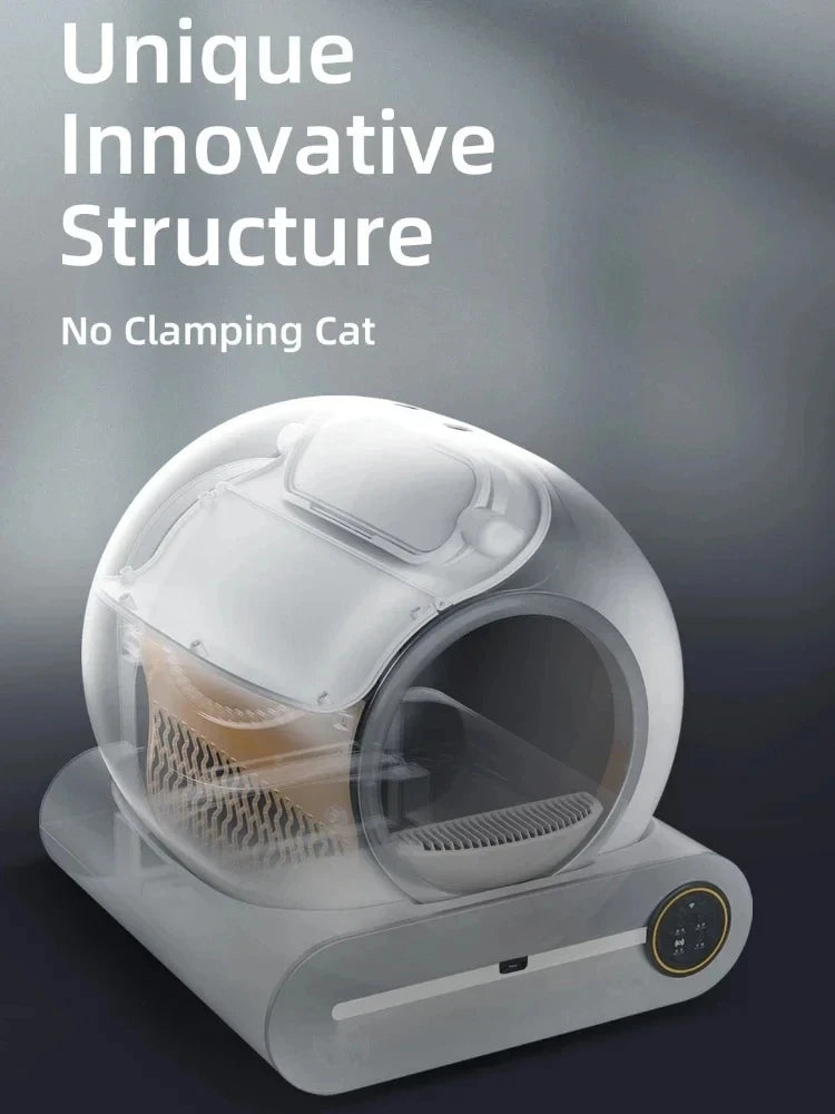 Self-cleaning automatic smart litter box for cats