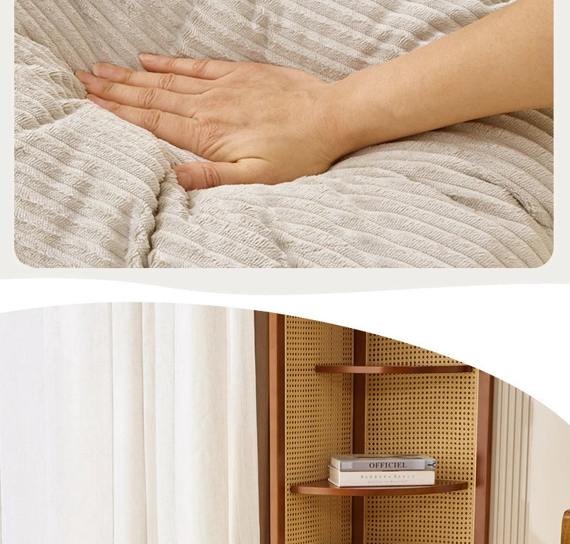 Washable corduroy pet sofa bed for small to medium dogs and cats