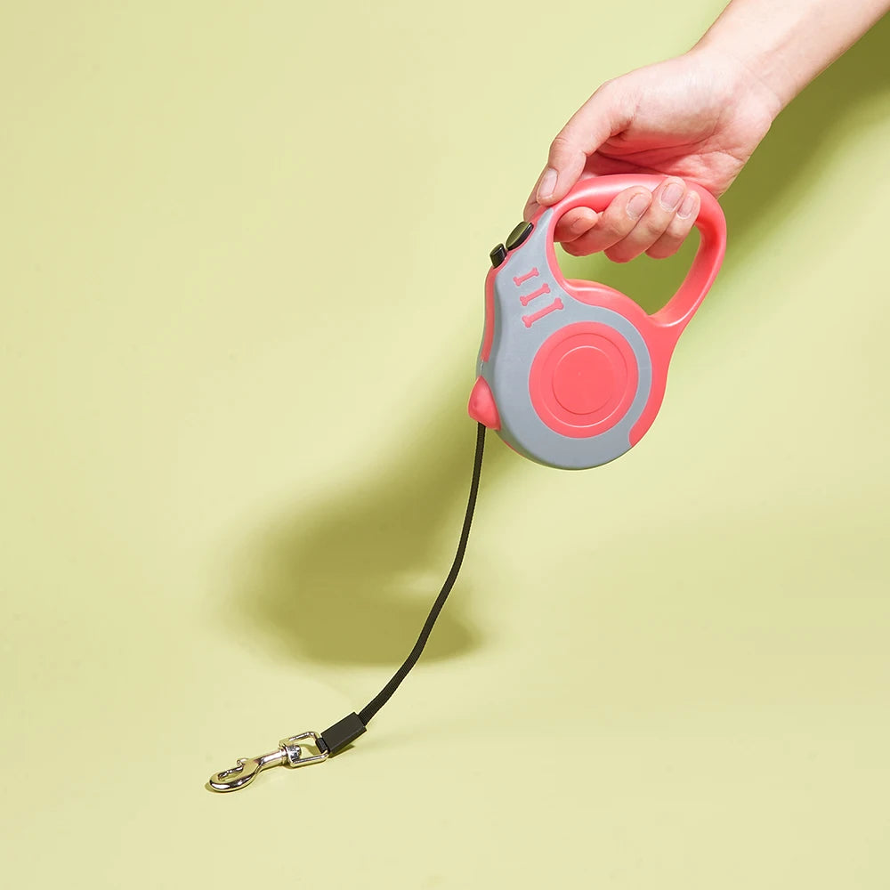 5m retractable nylon lead for dogs and cats