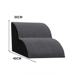 Foldable non-slip pet steps and ramp for dogs and cats