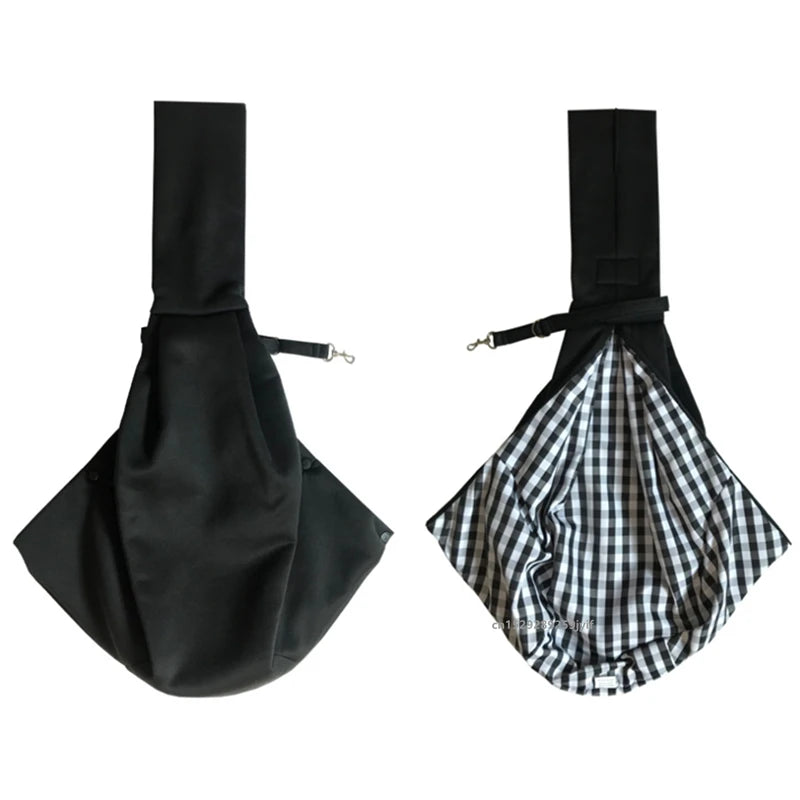 Crossbody sling carrier bag for small dogs and cats