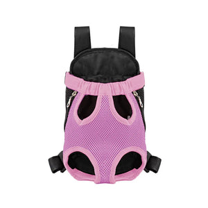 Breathable mesh pet carrier backpack for small dogs and cats