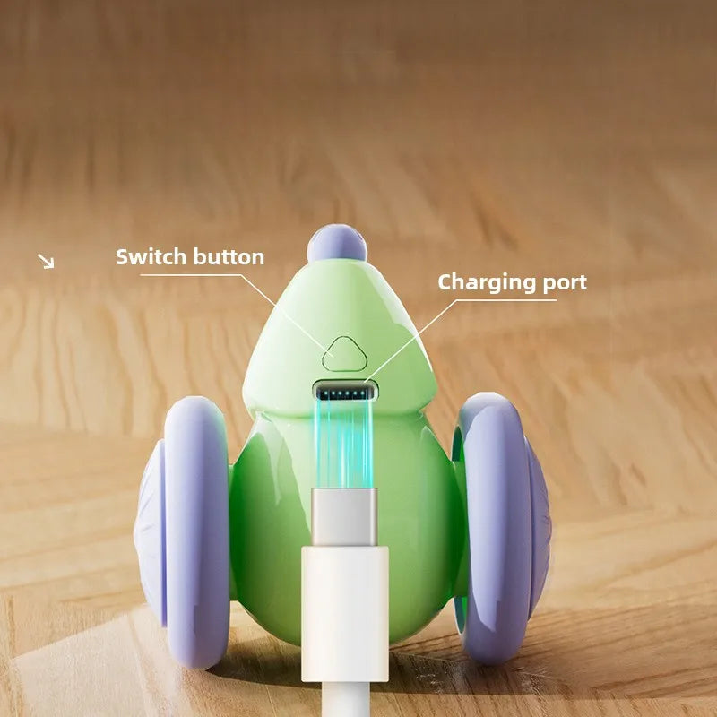 Rechargeable electric mouse toy with obstacle avoidance for cats
