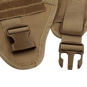 Adjustable training harness and leash set for medium to large dogs