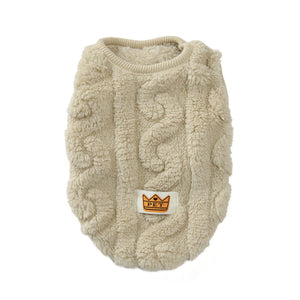 Soft fleece jumper for small dogs, cats, and puppies