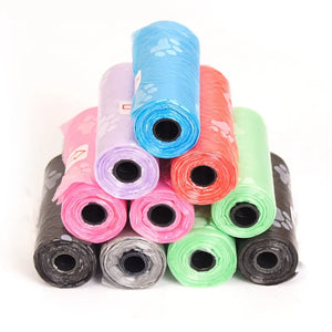 Biodegradable leak-proof waste bags for dog walks