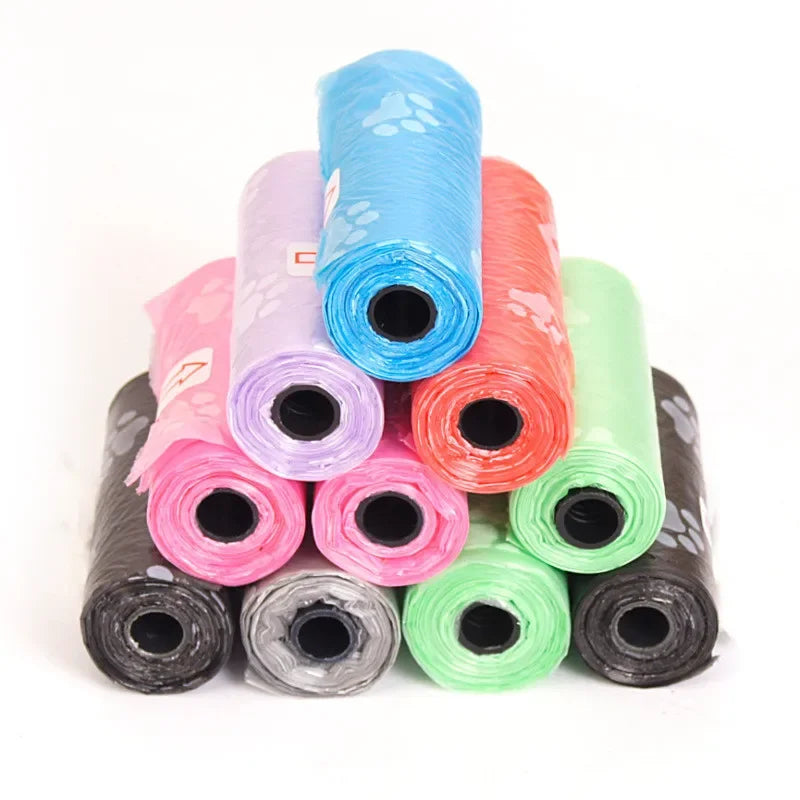 Biodegradable leak-proof waste bags for dog walks