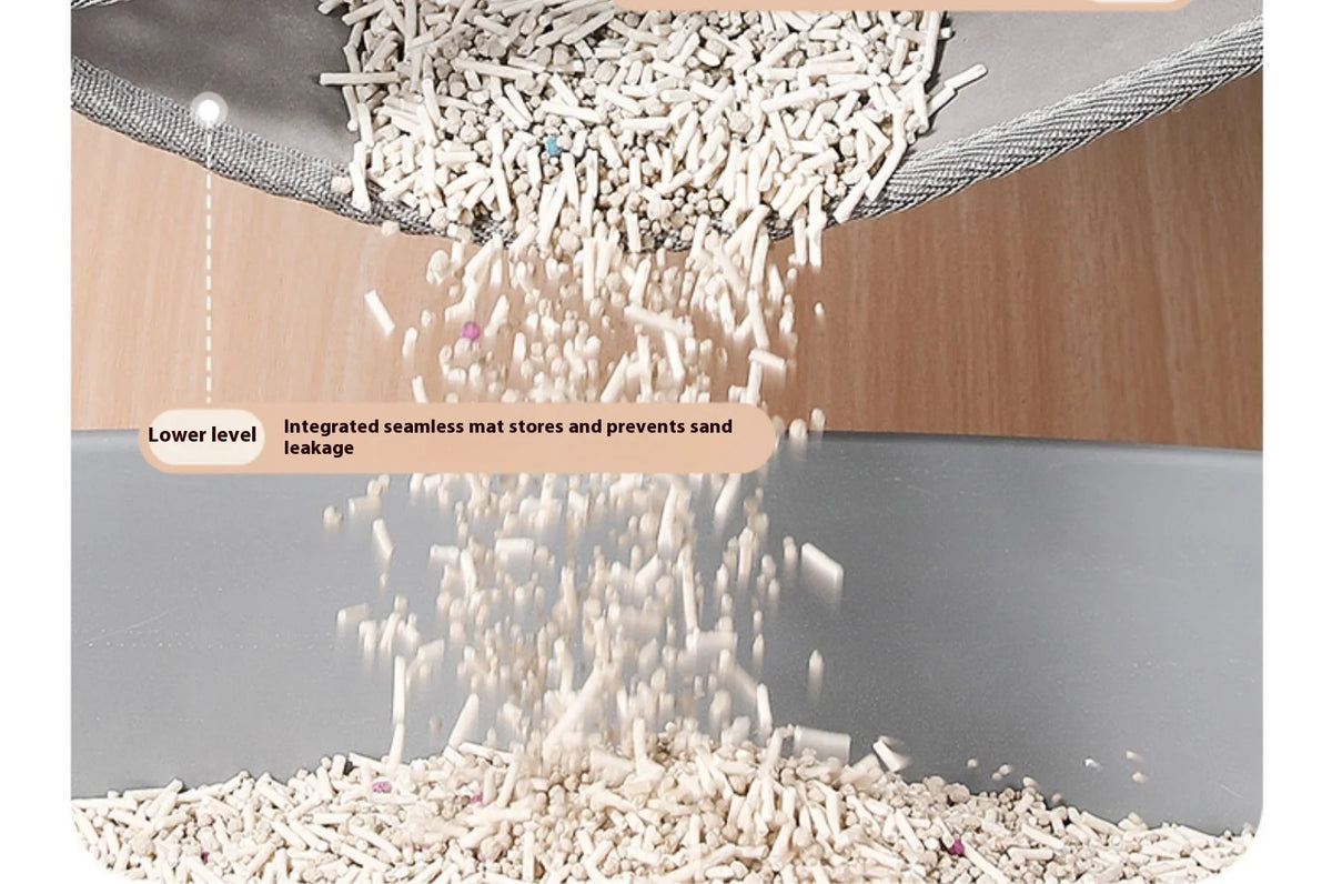 Waterproof 2-layer litter trapping mat for cats