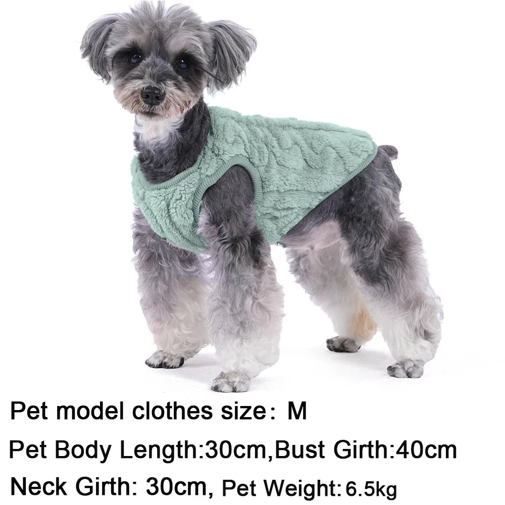 Soft fleece jumper for small dogs, cats, and puppies