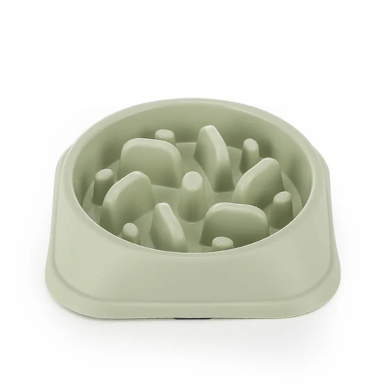 Non-slip slow feeder puzzle bowl for dogs