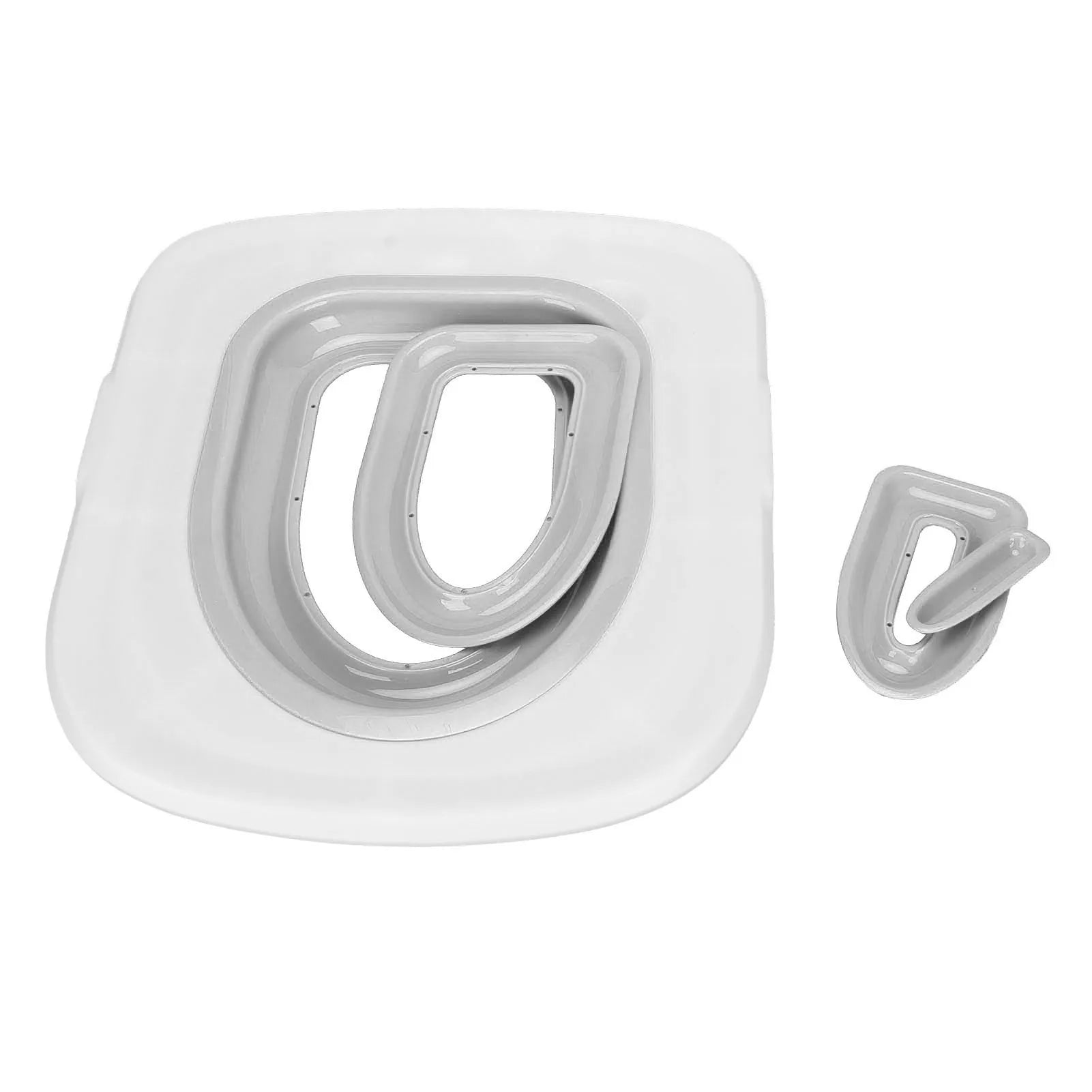 Graduated cat toilet training kit with removable trays