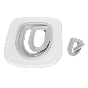 Graduated cat toilet training kit with removable trays