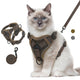 VavoPaw Cat Harness & Leash Set, Reflective, Breathable