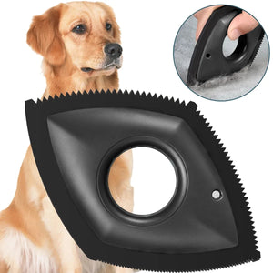 4-mode reusable pet hair remover brush for dogs and cats
