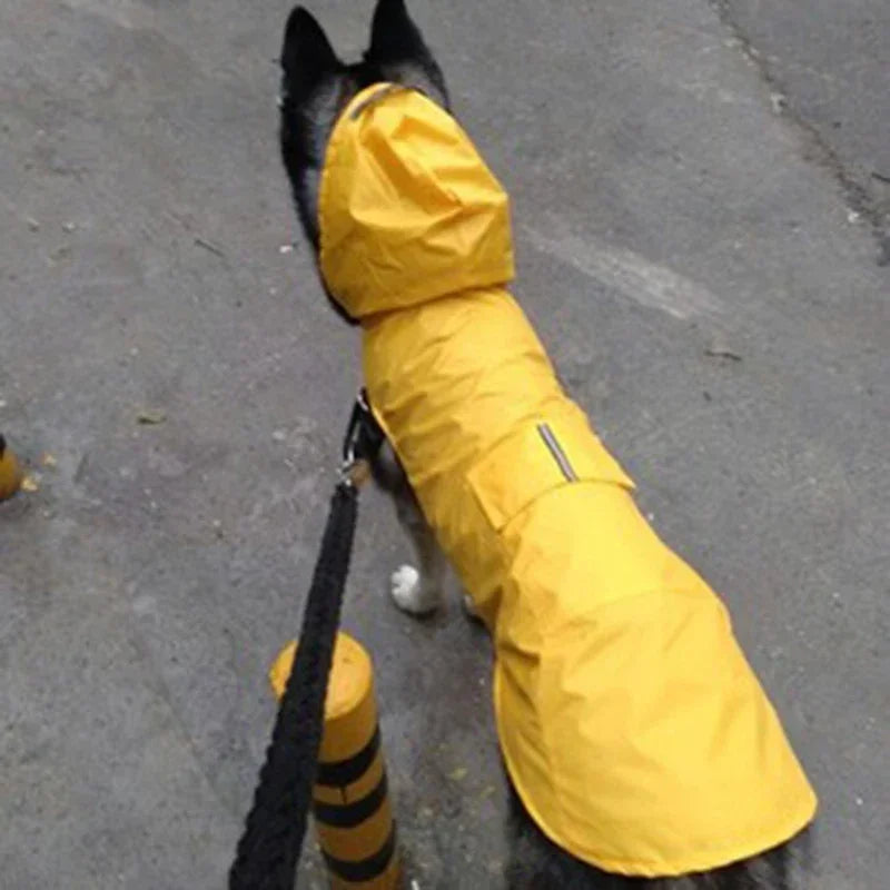 Waterproof Hooded Dog Raincoat