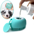Silicone bath massage gloves for dogs and cats