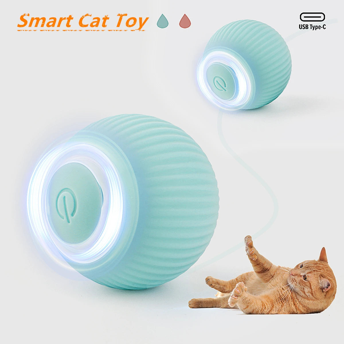 PawPlay Smart Rolling Ball - GoPoofy
