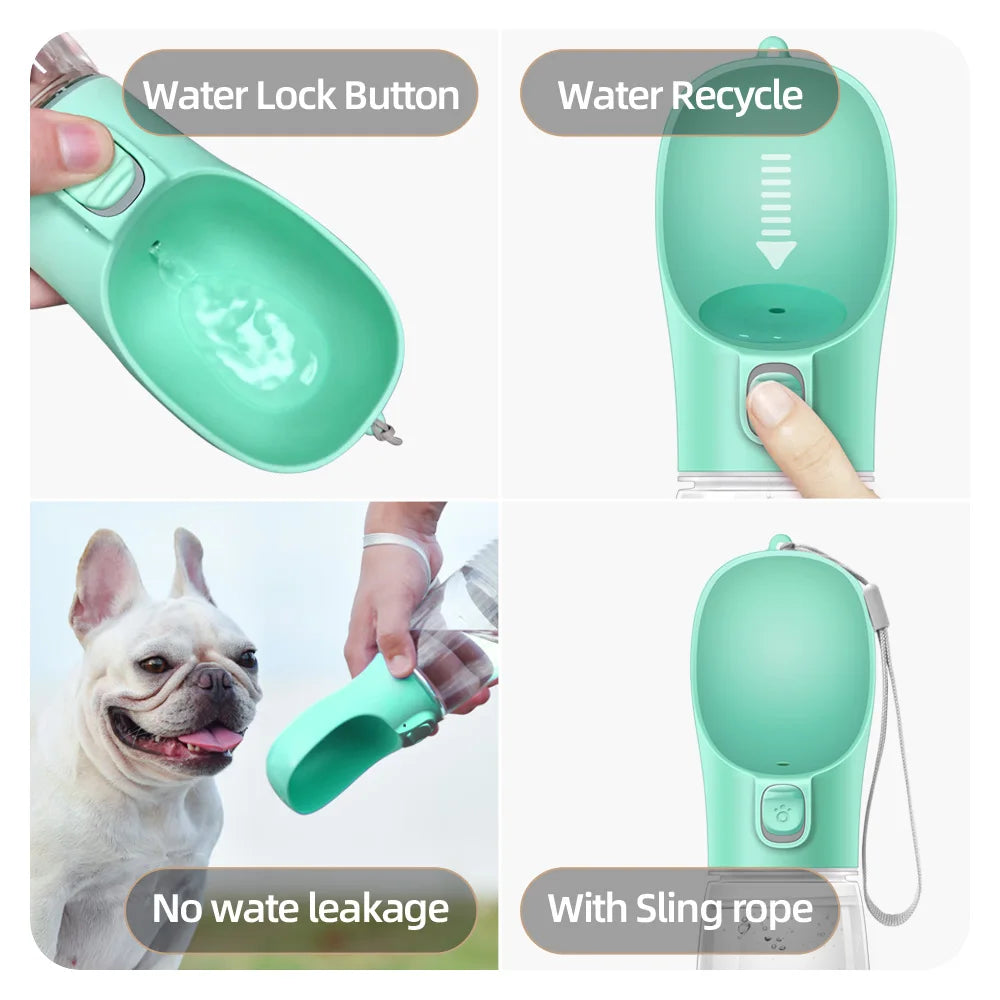 Travel-Friendly Dog Water Bottle & Bowl - GoPoofy