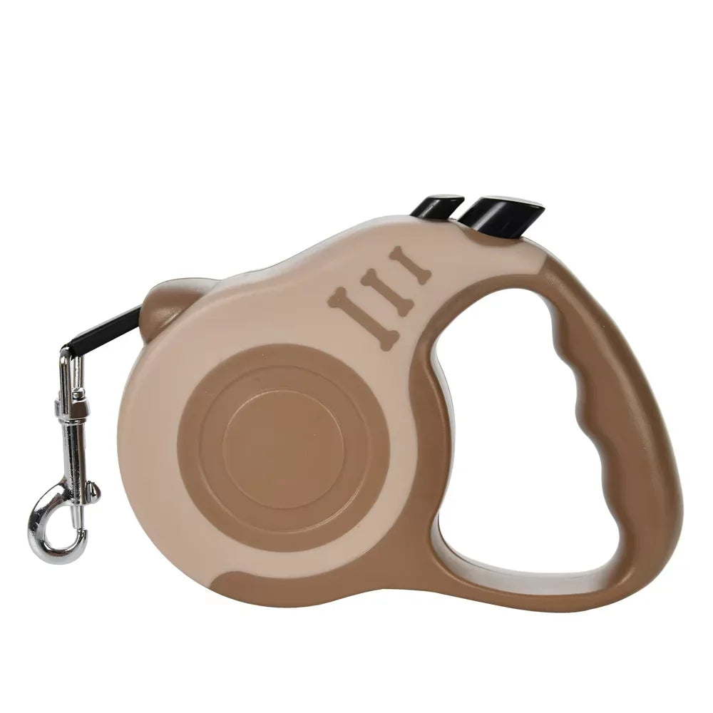 Automatic retractable walking leash for dogs and cats